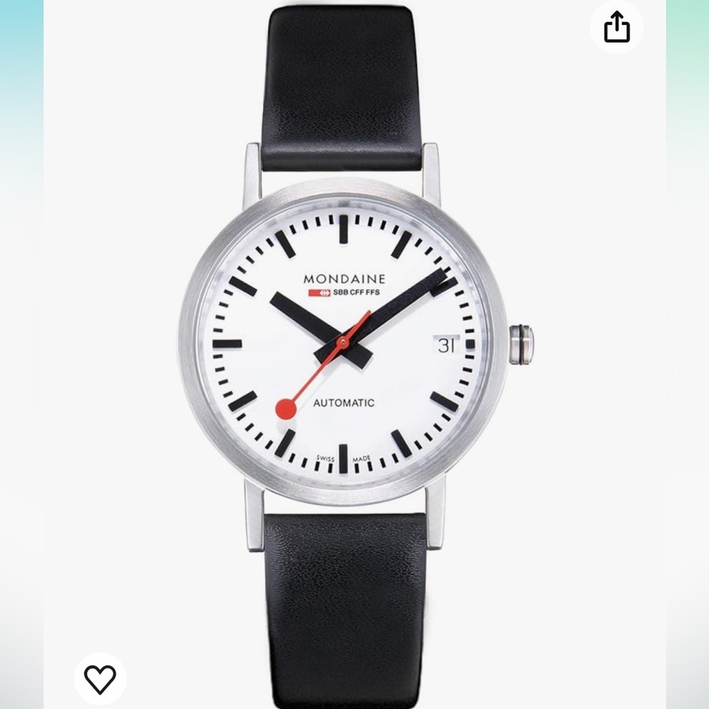 Mondaine Swiss Made Automatic Watch, 33mm.